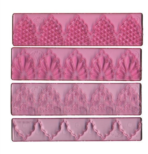 FMM 4 Piece Textured Lace Set 1