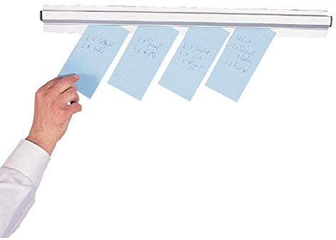 Vogue Wall Mounted Aluminium Commercial Kitchen Tab Grabber, 18 | Keeps food orders organized and visible in busy commercial kitchens with secure grip and easy ticket slide-through.