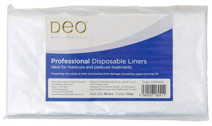 Deo Paraffin Wax Manicure Pedicure Liners Protectors Treatment Hands Feet Massage - 030420C