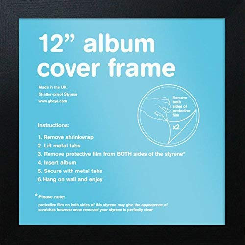 GB Posters Bilderrahmen für Alben, 31,5 x 31,5 cm, Schwarz