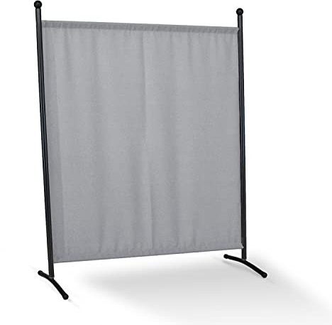 Angerer Freizeitmöbel GmbH Stellwand - Raumteiler & Raumtrenner Sichtschutz - Outdoor Paravent für Windschutz & Schatten auf Balkon (178 x 178 cm, hellgrau)