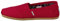 TOMS WOMEN ALPARGATA Red Canvas UK5