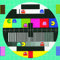 20 Servietten Test Screen Testbildschirm/Retro/Muster 33x33cm