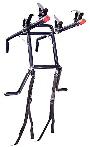 Allen Sports Unisex-Erwachsene 302DN Deluxe-Ersatzreifen-Gepäckträger für 2 Fahrräder, Schwarz, Einheitsgröße
