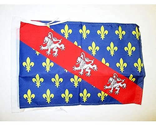AZ FLAG French Province of Marche Flag 45x30 cm 100D Polyester Cords | Indoor and outdoor use Department of France 12x18 in decorative flag double stitched seams and reinforced edges with ties