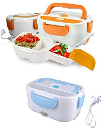 Tartera electrica fiambrera de conexion red 230V calentador comida (MORADO)