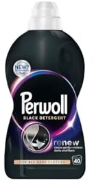 Perwoll Renew Black & Fiber Flüssigwaschmittel (Schwarz, 2,0 Liter) 40 Waschladung? Nein, gewaschen mit Perwoll