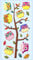 CREApop® Softy-Sticker Eulen,Bogen 17,5 x 9 cm