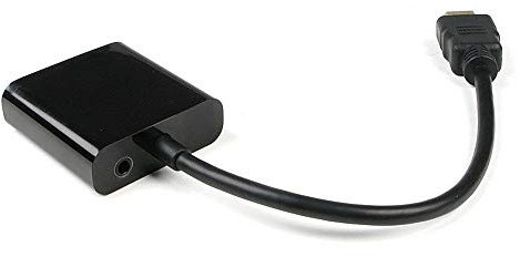 Techly 306493 Cavo Convertitore Adattatore da HDMI™ a VGA 1920x1200 con Audio 3.5 Nero