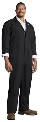 Red Kap Herren Ct10bk Arbeitsoverall, Schwarz, 54