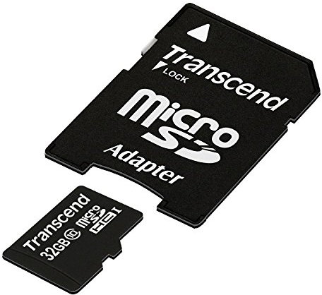 Transcend Carte Mémoire microSDXC 32 Go Classe 10 (Premium) TS32GUSDHC10
