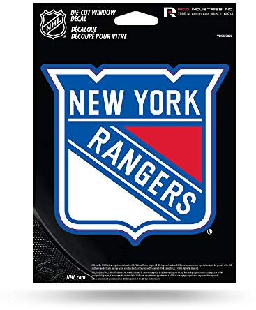 NHL New York Rangers gestanzter Vinyl-Aufkleber