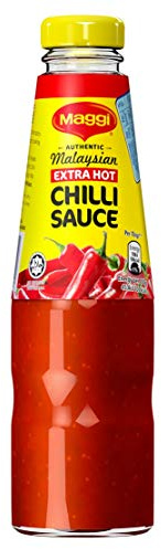 Maggi Authentic Malaysian Extra Hot Chilli Sauce 320g (Pack of 6)