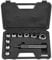 Fervi 0081 Set de 9 Emporte-pièces à frapper au marteau, avec manche de 5 – 32 mm -
