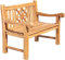 CLP Teak-Gartenbank Florida I Sitzbank Mit Ergonomischer Sitzfläche Aus Vollholz I Sitzhöhe: 44 cm, Farbe:Teak, Größe:120 cm