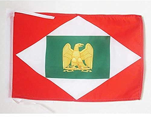 BANDERA del REINO DE ITALIA 1805-1814 45x30cm - BANDERINA ITALIANA REAL 30 x 45 cm cordeles - AZ FLAG