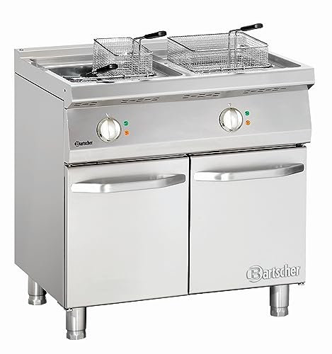 Friteuse professionnelle électrique avec 2 cuves 15 L