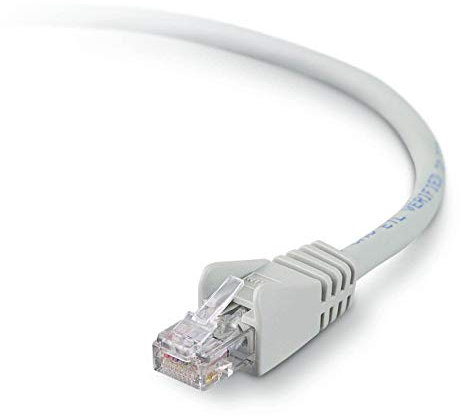 Belkin A3L980-14 - Cable de Red (RJ-45, RJ-45, Macho/Macho, Gris, Cat6)