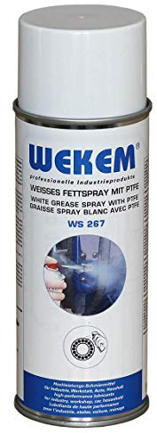 Wekem 400ml Weisses Fettspray mit PTFE WS267