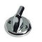 Support mural fixe en métal chromé en 2 pièces pour douchette et flexible de douche Support complet ou pièce détachée - Embout piton seul