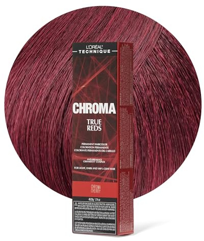 L'Oréal Technique Chroma True Reds Permanent Hair Color - Cherry