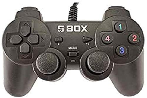 Sbox gp-2009 Mando 3 en 1 para pc s2 s3, 2 joysticks, Conector ps2 y USB.