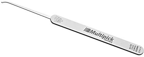 Multipick ELITE Profi Lockpicking Dietrich Hook 1-0,6 mm - Made in Germany - Lockpicking Set - Dietrich Set für den professionellen Gebrauch für Schlüsseldienst und Behörden
