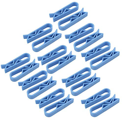 Sourcingmap Kitchen Washroom Garbage Can Waste Bin Trash Bag Non-Slip Clip Clamp Holder 20pcs