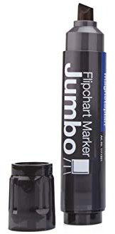 magnetoplan 1111501 Permanent Jumbo Marker, schwarz