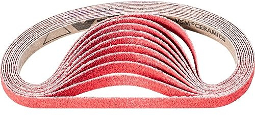 PFERD 799635 Kurzbander BA, Ausführung Keramikkorn Co-Cool, 60 Korngröße, 457mm x 13mm, 100 Stück