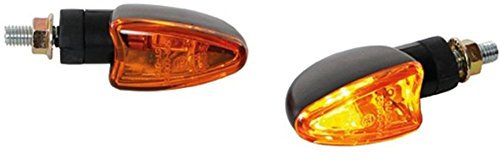 Spec-X Mini-Blinker Arrow 17 BK 1Paar glatt, Kurzarm 17mm schwarz Motorrad