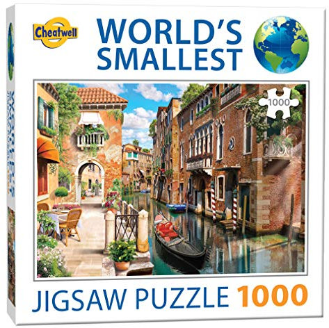 Cheatwell Games World's Smallest 1000 Piece Puzzle Venice Canals