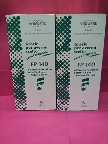 vorwerk folletto vk140-150 12 sacchetti+12 profumini ORIGINALI