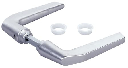 LOCINOX Drückerpaar 3006M-H Drückergarnitur aus verstärktem Aluminium 8 x 120mm