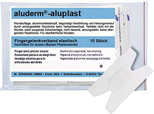 Söhngen 1009917 Nachfüllset aluderm®-aluplast Wundverbände für Pflasterspender, 5 Stück