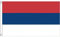 AZ FLAG - Flagge Serbien Zivilist - 150x90 cm - Serbische Fahne 100% Polyester mit Messing-Ösen - 110g