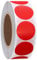 Hylabelest Farbe Codierung Dot Etiketten 25 mm, rund, natur Papier Aufkleber selbstklebend Label 1.000 Pro Rolle rot