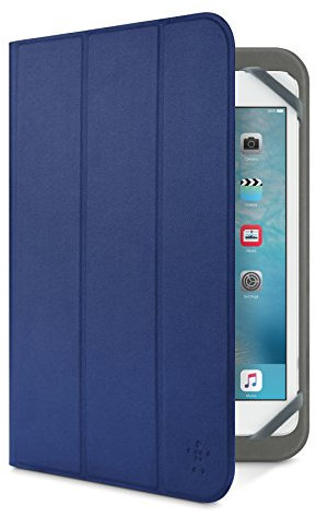 Belkin F7P355btC03 - Funda Folio Tri-Fold básica Universal de 8, Azul