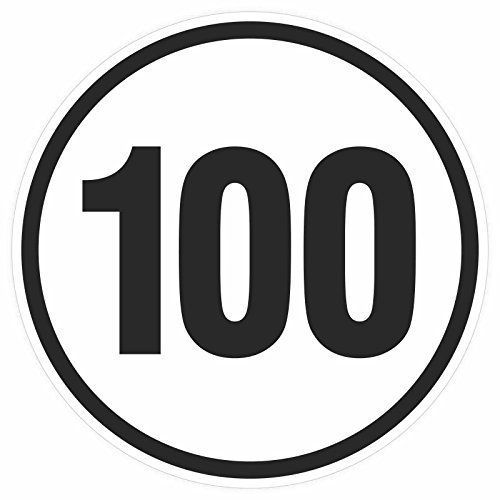 100 kmh Schild Auto LKW Trecker Anhänger Schlepper 20 cm Alu-Verbundmaterial