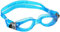 Aqua Sphere Kaiman Schwimmbrille, blau transparent/transparentes Glas, Einheitsgröße