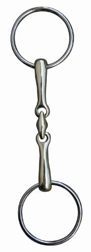 HKM Doppelt gebrochenes Gebiss, 18 mm aus Edelstahl