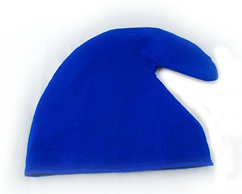 Zwergenmütze für Erwachsene - Zwergen Hut Mütze - Gnommütze - Zwerg blau