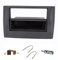 tomzz Audio 2414-025 Set lunetta radio compatibile con Fiat Stilo My.2001-2008 Versione professionale Montaggio a vite con adattatore radio per vano portaoggetti Adattatore ISO Antenna ISO DIN Staf...