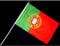 Everflag Stock-Flagge 30 x 45 : Portugal