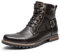 Bruno Marc Stivali Militari da Combattimento da Uomo Stivaletti da Moto Tattici da Uomo,Size 43.5,Marrone/Scuro,Philly-3