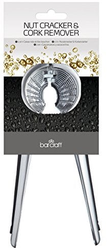 BarCraft Nussknacker, Edelstahl, Silber, 28 x 18 x 18 cm