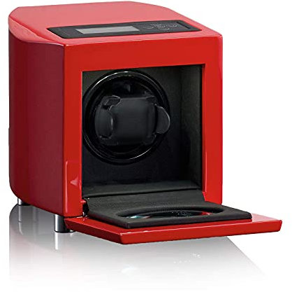 HEISSE & SÖHNE SEIT 1976® Uhrenbeweger Curve Rot für 1 Automatikuhr