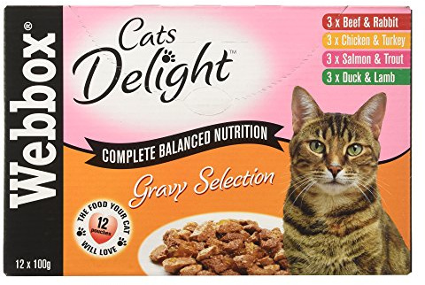 Webbox Cats Delight Pouches Gravy 12 x, 100g