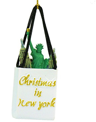 8,3 cm New York City Skyline Christmas Ornament in Tasche