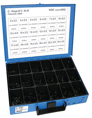 Dresselhaus Sortimente O-Ringe M 3 - M 24, 1 Stück, 0/4499/000/8552/06